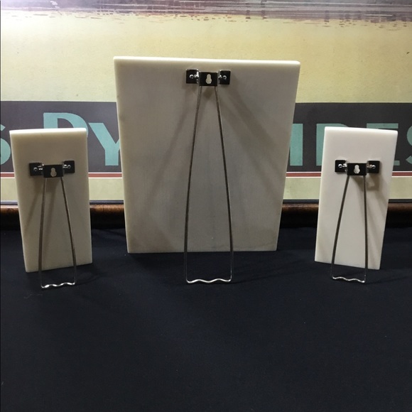 VTG Decorative Soapstone Floral Plaques - Picture 4 of 9